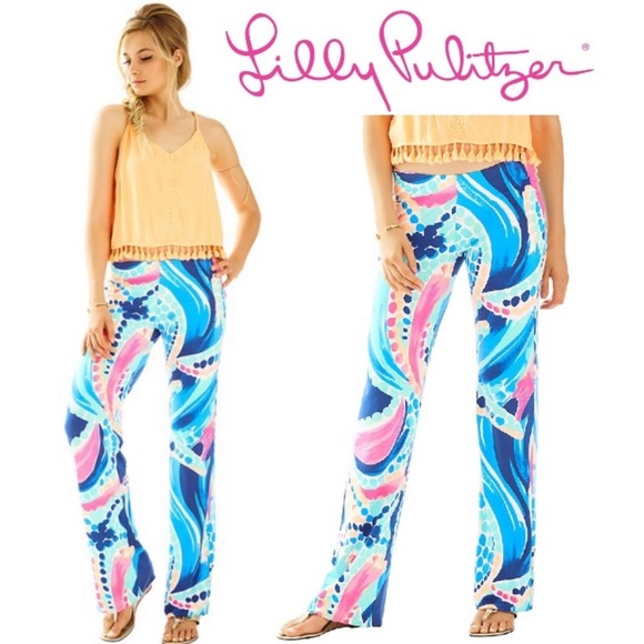 Lilly Pulitzer Pants - ⭐️❤️HP❤️⭐️ Lilly Pulitzer Palazzo Pants
